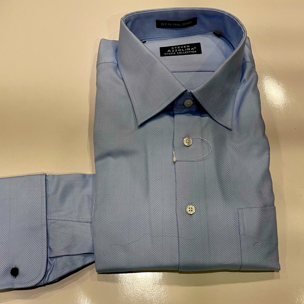 Italian Steven Azzolina Dress Shirt